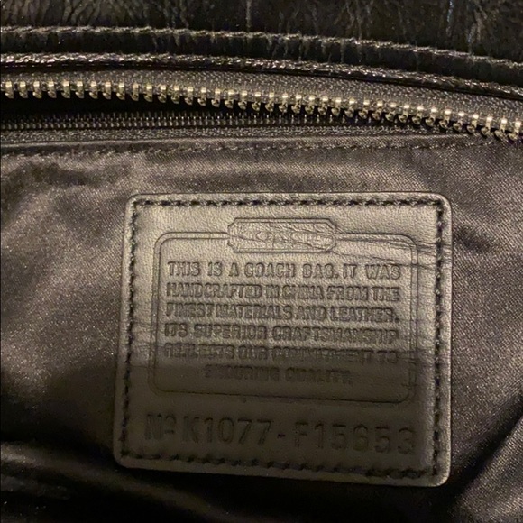 Coach Black Bag - Picture 3 of 5